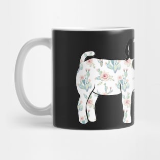 Watercolor Cactus Market Show Doe Silhouette - NOT FOR RESALE WITHOUT PERMISSION Mug